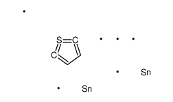 2,5‐bis(triMethylstannyl)thiophene Structure