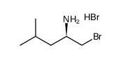(r)-1-溴-4-甲基-2-戊胺氢溴酸结构式