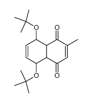 5,8-di-tert-butoxy-5,8,9,10-tetrahydro-2-methyl-1,4-naphthoquinone Structure