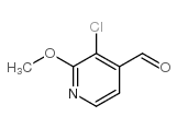 2-甲氧基-3-氯-4-甲酰基吡啶结构式