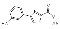 4-(3-氨基苯基)-噻唑-2-羧酸甲酯结构式