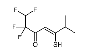 4-Heptene-3-thione,6,6,7,7-tetrafluoro-5-hydroxy-2-methyl-结构式