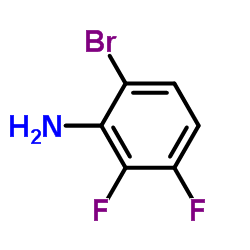 2-氨基-3,4-二氟溴苯结构式