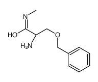 (2S)-2-amino-N-methyl-3-phenylmethoxypropanamide Structure