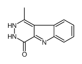 1-methyl-2,3-dihydropyridazino[4,5-b]indol-4-one结构式
