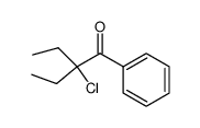3-Chlor-3-benzoyl-pentan Structure