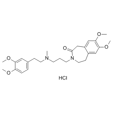 Zatebradine hydrochloride structure