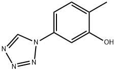 2-methyl-5-(1H-1,2,3,4-tetrazol-1-yl)phenol Structure