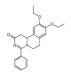 9,10-Diethoxy-4-phenyl-1,6,7,11b-tetrahydro-pyrimido[6,1-a]isoquinolin-2-one Structure