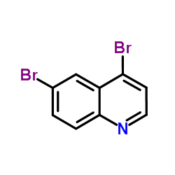 4,6-二溴喹啉结构式