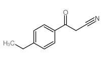 3-(4-乙基苯基))-3-氧丙腈结构式