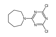 1-(4,6-dichloro-1,3,5-triazin-2-yl)azepane Structure