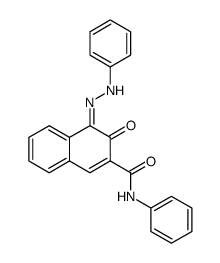 1-phenylazo-2-hydroxy-3-naphthanilide结构式