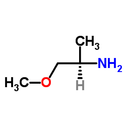(R)-(-)-1-甲氧基-2-丙胺结构式