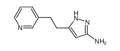 3-(2-(pyridin-3-yl)ethyl)-1H-pyrazol-5-amine Structure