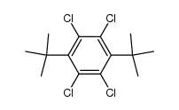 1,4-di-tert-butyl-2,3,5,6-tetrachloro-benzene结构式