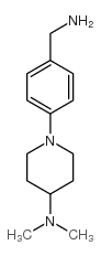 1-(4-(氨基甲基)苯基)-N,N-二甲基哌啶-4-胺结构式