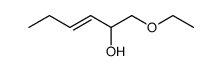 1-ethoxy-hex-3-en-2-ol Structure