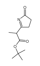 2-(5-oxo-4,5-dihydro-3H-pyrrol-2-yl)-propionic acid tert-butyl ester结构式