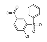 2-(benzenesulfonyl)-1-chloro-4-nitrobenzene结构式