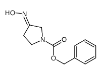 BENZYL 3-(HYDROXYIMINO)PYRROLIDINE-1-CARBOXYLATE Structure