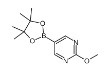 2-甲氧基嘧啶-5-硼酸频呢醇酯结构式