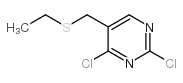 2,4-二氯-5-乙基硫甲基嘧啶结构式