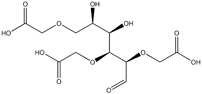 2,3,6-Tris-O-(carboxymethyl)-D-glucose Structure