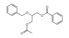(S)-3-acetoxy-2-(benzyloxy)propyl benzoate结构式