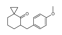 7-[(4-methoxyphenyl)methyl]spiro[2.5]octan-8-one结构式