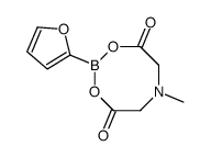 2-呋喃基硼酸甲基亚氨基二乙酸酯结构式
