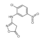 3-((2-chloro-5-nitrophenyl)amino)isoxazol-5(4H)-one结构式