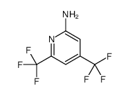 4,6-bis(trifluoromethyl)pyridin-2-amine Structure