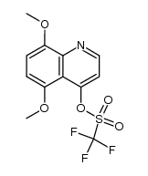 5,8-dimethoxy-4-trifluoromethansulfonyloxyquinoline Structure