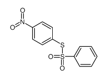 1-(benzenesulfonylsulfanyl)-4-nitrobenzene结构式