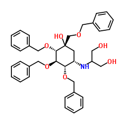 Tetrabenzyl voglibose structure