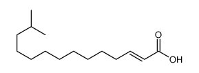 13-methyltetradec-2-enoic acid Structure
