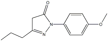 1-(4-methoxyphenyl)-3-propyl-1H-pyrazol-5(4H)-one Structure