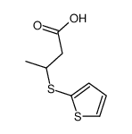 3-(2-噻吩硫代)丁酸结构式