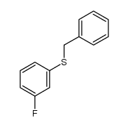 1-(benzylsulfonyl)-3-fluorobenzene结构式