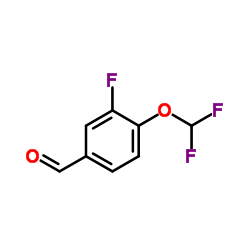 4-(Difluoromethoxy)-3-fluorobenzaldehyde Structure