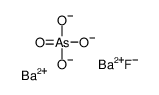barium(2+),trioxido(oxo)-λ5-arsane,fluoride Structure
