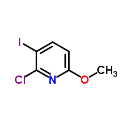 2-Chloro-3-iodo-6-methoxypyridine Structure