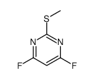 4,6-DIFLUORO-2-(METHYLTHIO)PYRIMIDINE Structure