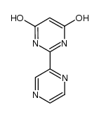 2-(pyrazin-2-yl)pyrimidine-4,6-diol Structure