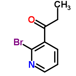 1-(2-Bromo-3-pyridinyl)-1-propanone Structure