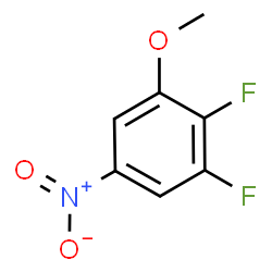 1,2-Difluoro-3-methoxy-5-nitrobenzene Structure