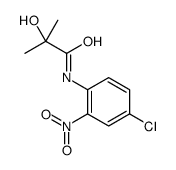 N-(4-chloro-2-nitrophenyl)-2-hydroxy-2-methylpropanamide结构式