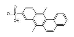7,12-dimethylbenzo[a]anthracene-9-sulfonic acid结构式