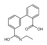 3-(乙基氨基甲酰)-[1,1-联苯]-2-羧酸结构式